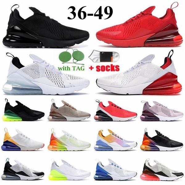 

am 270 sports running shoes womens mens triple black all white p blue spirt teal platinum volt 270s trainers sneakers maxs size 36-49