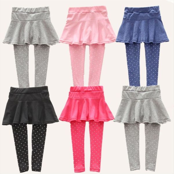 

kids girls leggings skirt pants kid girl spring autumn cake childrens cotton for 0 6 year child, Blue