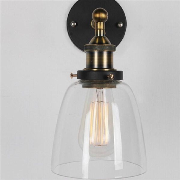 

strings industrial vintage wall lamp with parabolic shade for dinning living room