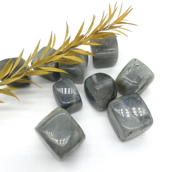 

10-30mm natural labradorite cube stone grey moonstone gravel rock crystals and stones healing 100g