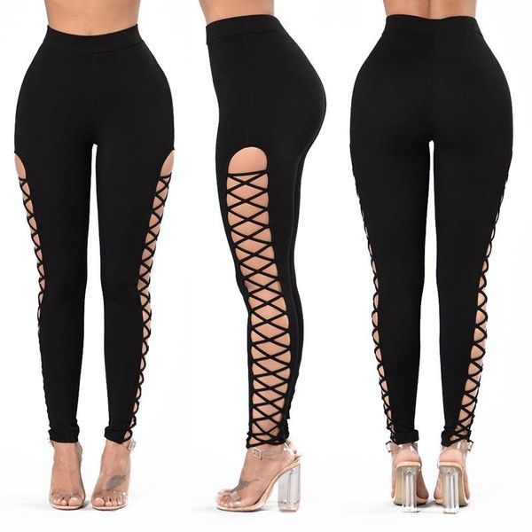 

women's pants & capris cpant404, Black;white