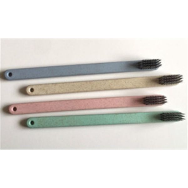 

straw toothbrush is easy to carry outdoors