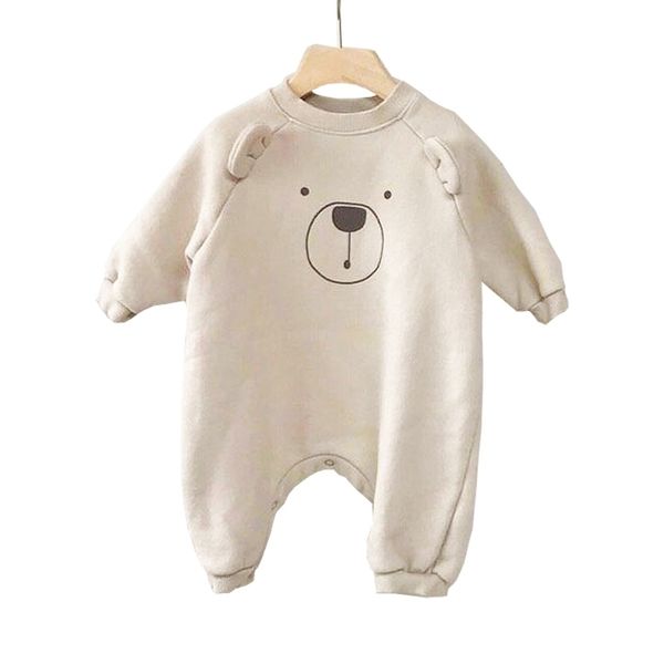 

milancel 2021 spring rompers cartoon girls clothing long sleeve infant boys play korean baby suit 210309, Blue