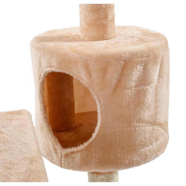 

60" cat tree tower condo scratcher furniture kitten pet house hamm jllkwm soif