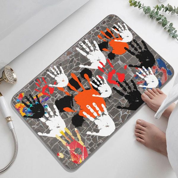 

carpets printed door mat flannel floor bathroom non-slip bath bedroom kitchen carpet entrance doormat outside living room rug
