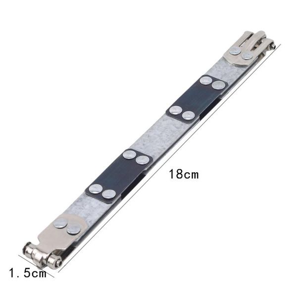 

bag parts & accessories metal internal flex frame with loops purse spring clasp durable coin, Black