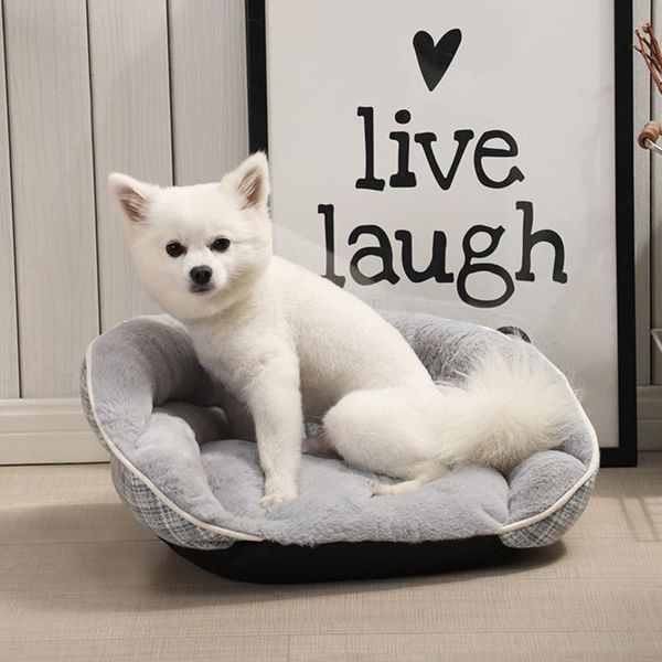 

kennels & pens dogs house pet sofa bed winter warm soft nest cat puppy sleeping mat breathable dog kennel animal cushion drop
