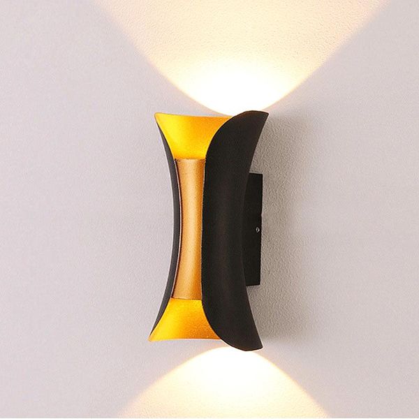 

wall lamp 6w 10w led light outdoor waterproof ip65 garden porch indoor bedroom bedside decoration sconce lighting 85-265v