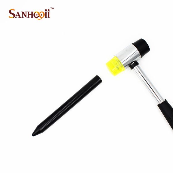 

quality no paint harmful tap down tools black nylon pen knock down tools paintless dent repair tool kit auto repair gadgets zm56