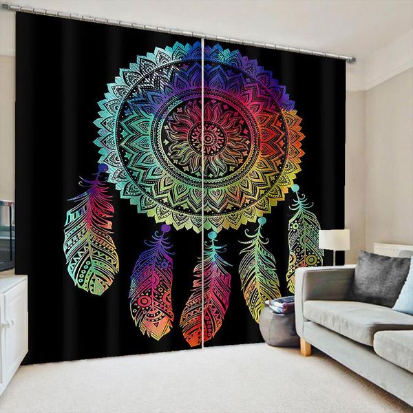 

curtain & drapes po black curtains 3d window for living room office bedroom