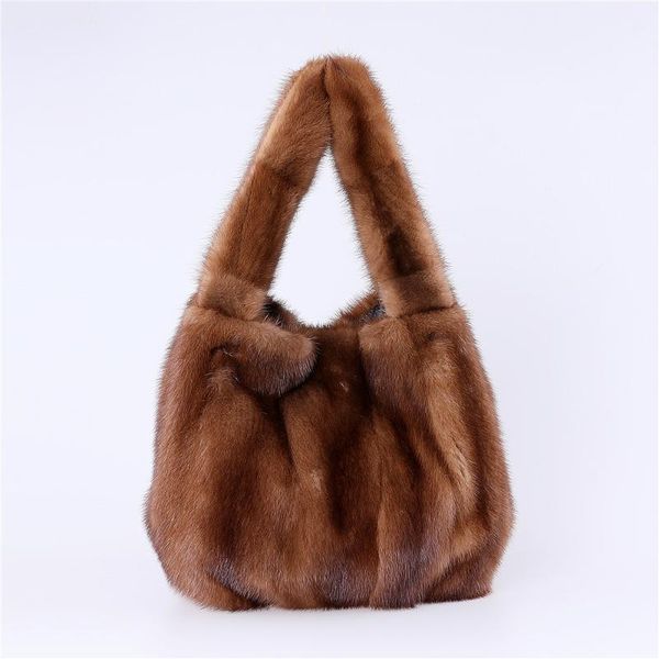 

waist bags women winter genuine leather shoulder bag large tote clutch purse handbag