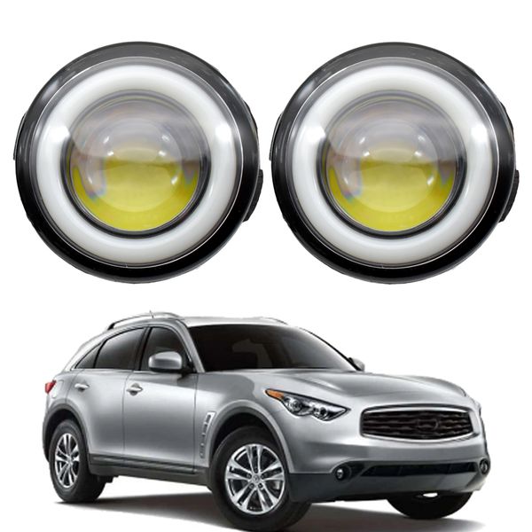 

h11 car led light right + left fog light drl daytime running light 12v dc 1 pair for infiniti fx35 3.5l v6 2006-2012