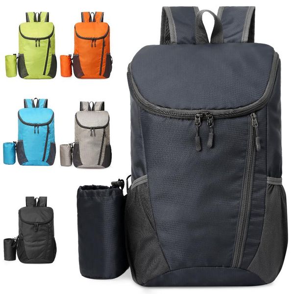 

outdoor bags folding lightweight backpack 20l large capacity waterproof bag for cycling camping climbing hiking traveling