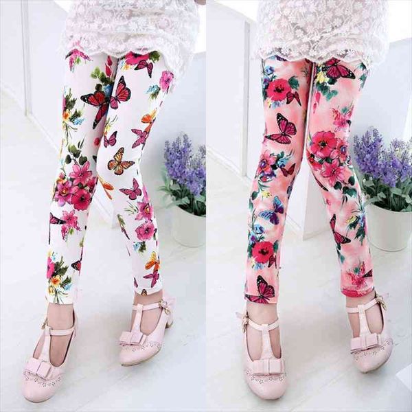 

girls leggings outdoor travel clothes girls pants student casual wear customizable stylish computer printing, Blue