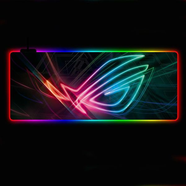 

mouse pads & wrist rests cool colorful rgb luminous pad amazon game