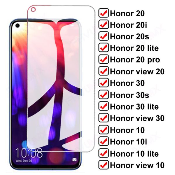 

lx brand 15d tempered glass for huawei honor 20 pro 10 30 lite 10i 20i 20e 20s 30s screen protector honor view 20 10 30 v10 v20 v30 glass