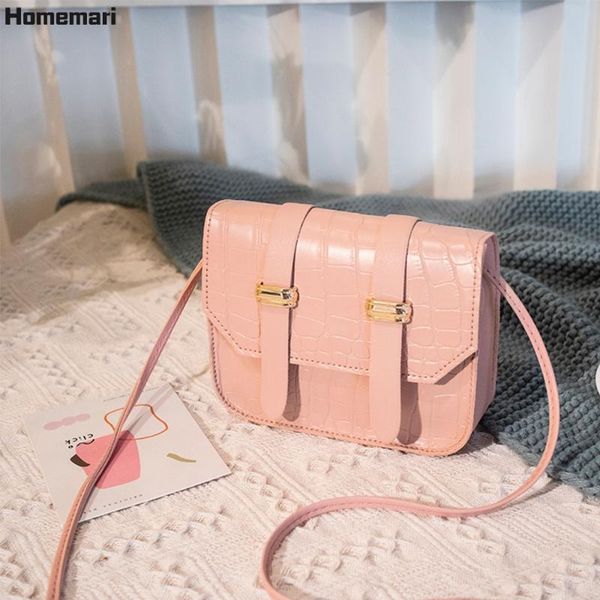 

evening bags homemari british small square bag women's designer handbag 2021 pu leather chain phone shoulder