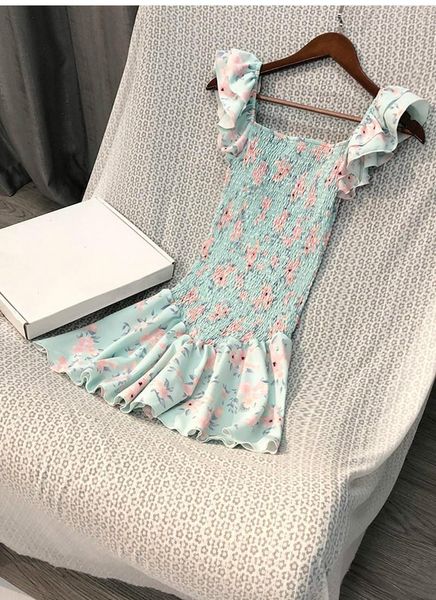 

womens dresses 2021 floral print sleeveless slim women a line dress drop shipping good quality, Black;gray