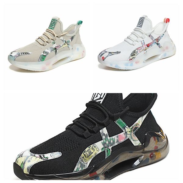 

2021 running shoes hollow out thick-soled tennis men white black summer korean fashion casual shoe large size breathable sneakers run-shoe #