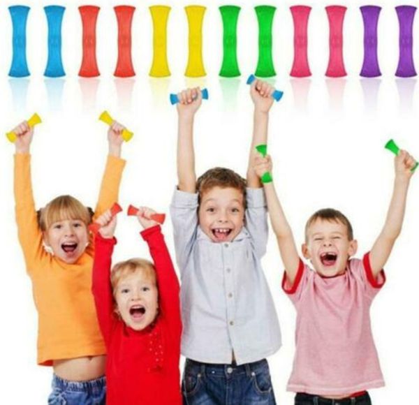 

stock mesh marble fidget toy braided mesh tube marble ball pop bubble squeeze toys stress anxiety relief autism soothing hh22201, Red;brown