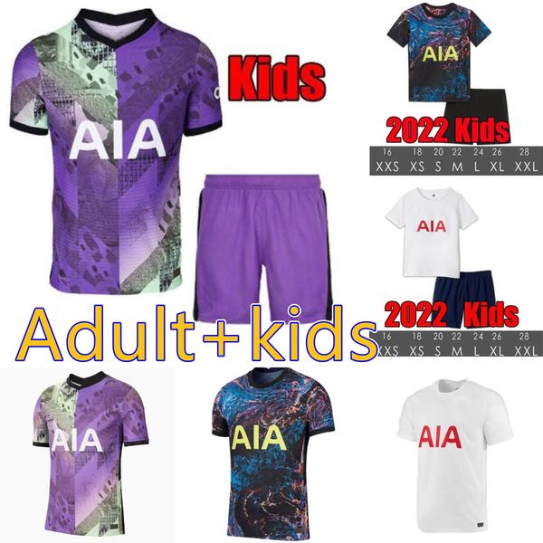 

adults and kids 21 22 kane son bergwijn ndombele soccer jerseys 2021 2022 tottenham dele jersey football shirt lo celso morgan bale lamela, Black;yellow