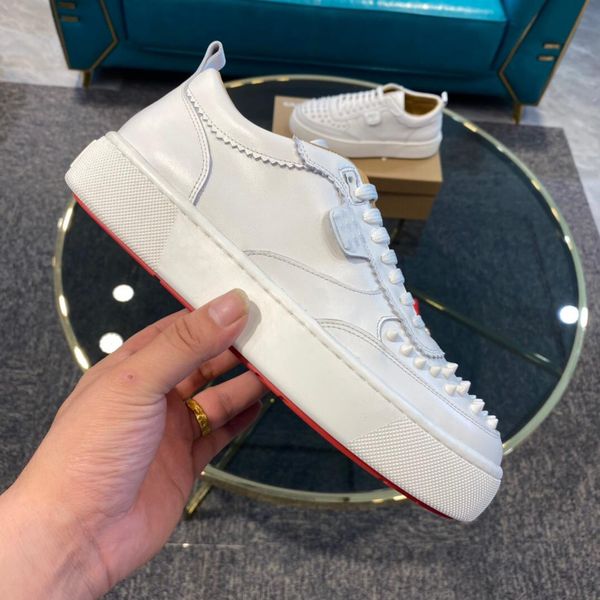 

size 5-16 louboutin christian new men women star studded casual shoes mesh leather camouflage studded niuniu3 combo stars metallic 8272 a4, Black