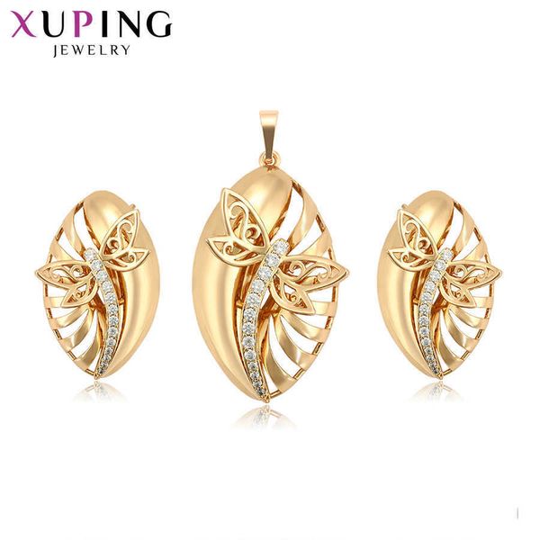

xuping gold-color plated exquisite animal shape series jewelry sets for women gifts 65355 h1022, Silver