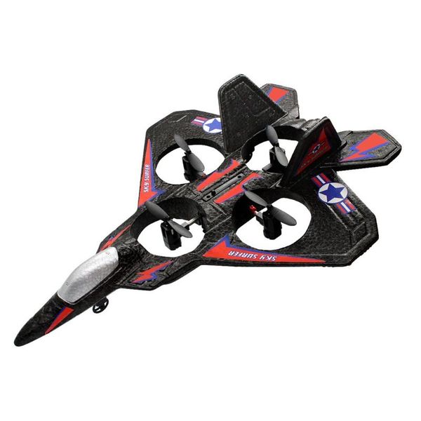 

drones outdoor flying mini foam throwing glider inertia diy aircraft toy hand launch airplane model light toys for kid red