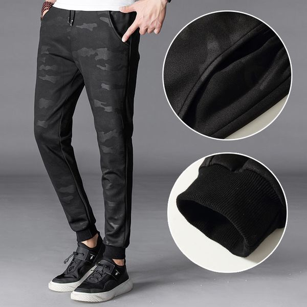 

jogging stretch hip hop men casual sport broek, Black