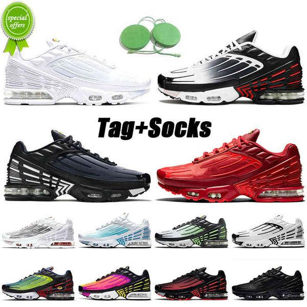 

36-45 2021 tns trainers tuned plus tn 3 mens running shoes triple white off black red laser blue women jogging sports sneakers