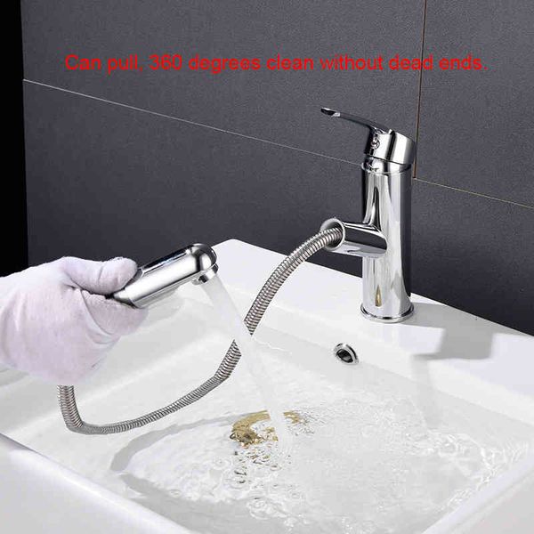 

bathroom sink faucets pull out basin faucet water tap with sprayer shower head brass chrome down mixer 38k2