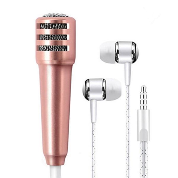 

microphones portable 3.5mm stereo studio mic ktv karaoke mini microphone for cell phone headphones with usb