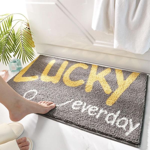 

carpets floor home rug bedroom machine washable non slip american soft toilet dri foot letter room alfombra decoration bf50ru