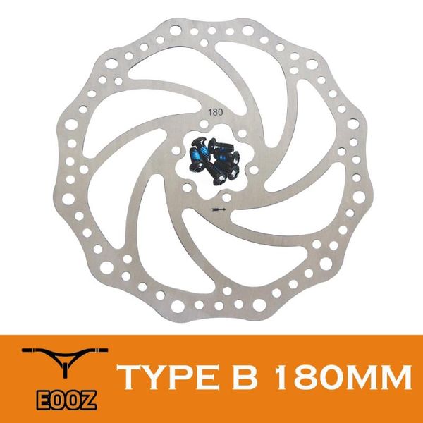 

bike brakes bicycle mtb road bikes disc brake rotors 7 inches 180mm with bolts