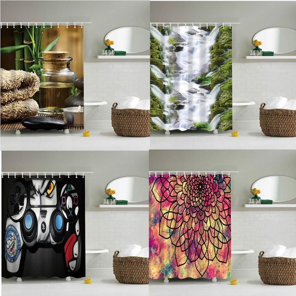 

shower curtains 12 patterns curtain bathroom set white
