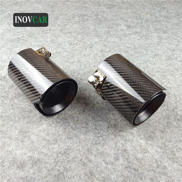

motorcycle exhaust system 1 piece 80/93/105mm outlet car matte black stainless steel tail rear tip pipe muffler for m2 m3 m4