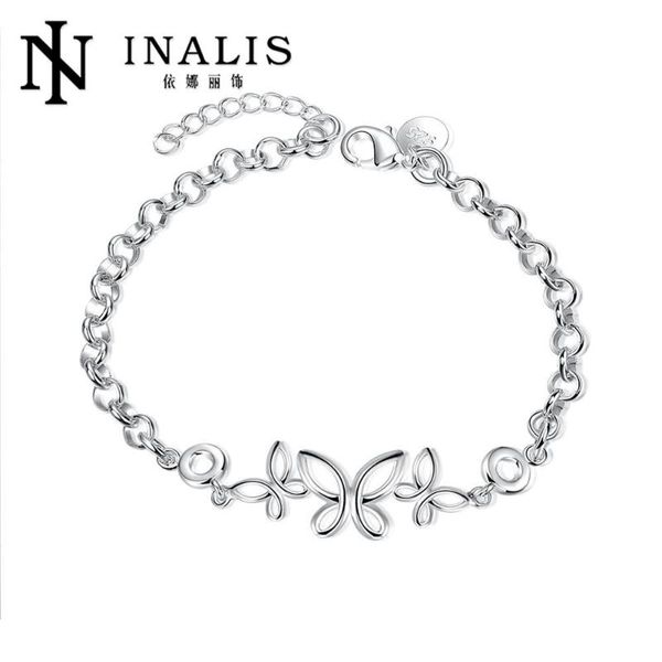 

charm bracelets 2021 arrival bracelet for women silver plated wedding jewelry wholesale good quality sell h476, Golden;silver