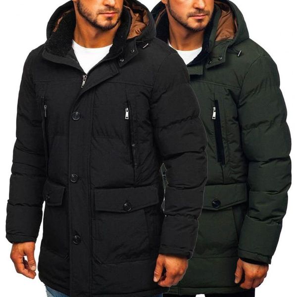 

men's jackets zipper jacket winter spring autumn casual solid hooded outwear slim fit plus size, Black;brown