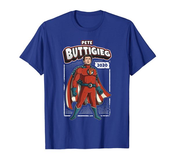

buttigieg superhero 2020 election t-shirt, White;black