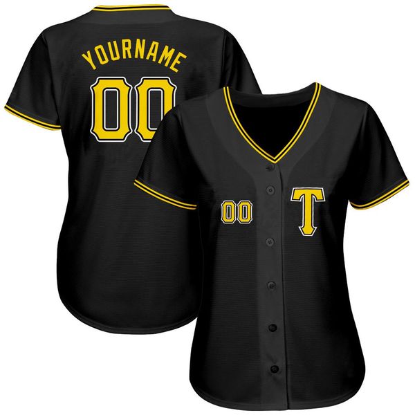 

custom women black baseball jersey 1, Blue;black