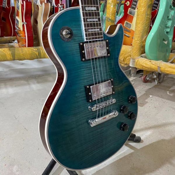 

lp electric guitar tiger maple rosewood fingerboar
