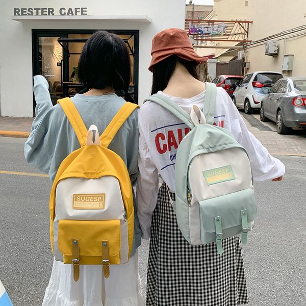 

backpack female schoolbag, school-style shoulder bag for teenagers n4tp