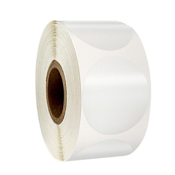 

window stickers 500pcs pvc label transparent package sealing round envelope tab sealers handmade crafts service