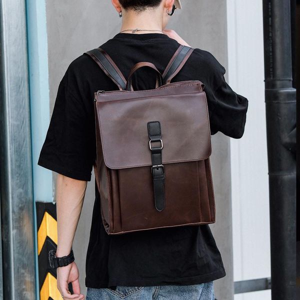

backpack tidog korean-style fashion business casual laptop
