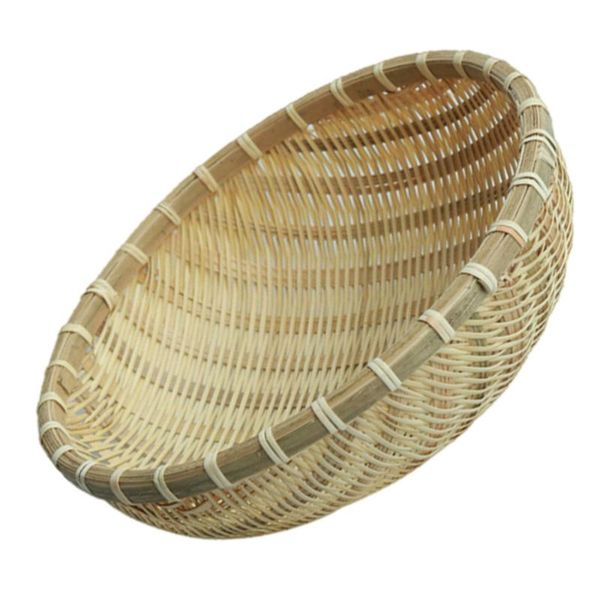 

storage baskets 1 pc pastoral bamboo basket exquisite fruit (khaki)