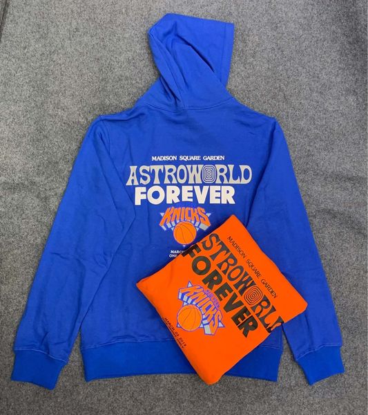 

2021 new fw travis scott astroworld world msg knicks forever print women hoodies hoody hiphop oversize men casual hoodie pullover 1smh, Black