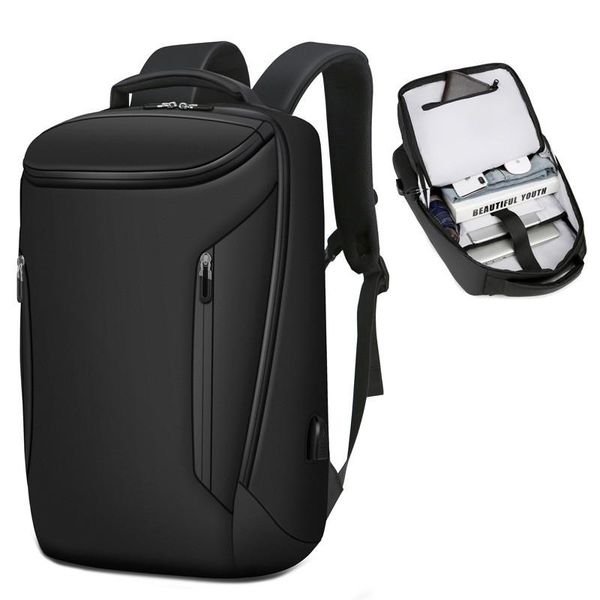 

backpack waterproof oxford membrane cloth business lapusb rechargeable travel