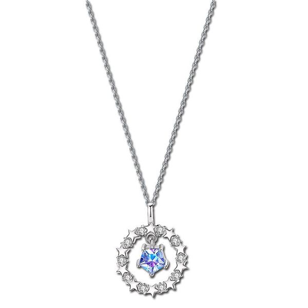 

chains starland necklace pure silver rose gold collarbone young luxury small group design sense to send girlfriend birthday gifts 2021
