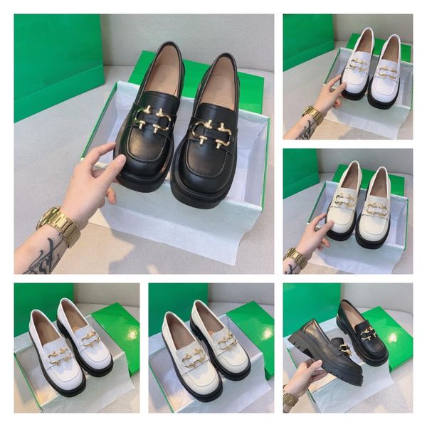 

designer casual shoes metal buckle big toe shoes platform sole black beige white beach party heel height 5cm size 35-40
