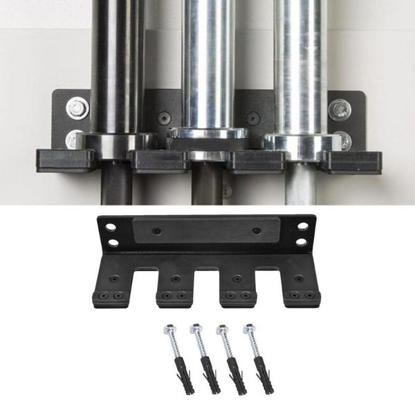 

accessories barbell rod bar wall rack storage hanging frame home fitness holder for gym sports